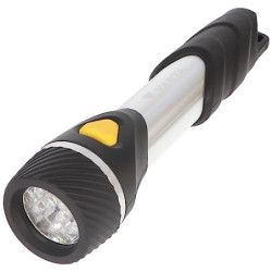 VARTA Taschenlampe mit 9 LEDs inkl. 2x AA Batterien, Day Light Multi LED F20 Leuchte, Taschenleuchte mit Anhänger, Lampe idea