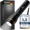 LICHTMEISTER® Taschenlampe  1000 Lumen, 4000 mAh Akku  - Taschenlampe LED aufladbar - LED Taschenlampe extrem Hell