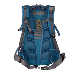 Trollkids Kinder Rucksack Trolltunga, Petrolgrün/Lime, Größe 30L