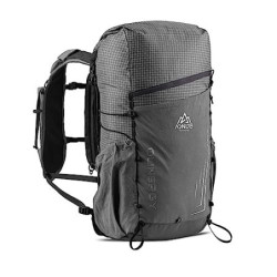 AONIJIE Großer Trinkrucksack, 30 l, multifunktional, Wandern, Klettern, Trinkrucksack, Tagesrucksack, leicht, grau