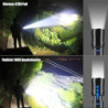 Taschenlampe LED Aufladbar 100000 Lumen, Extrem Hell Zoombares Taktische Taschenlampe Mit 7 Lichtmodi und Langer Betriebsdaue
