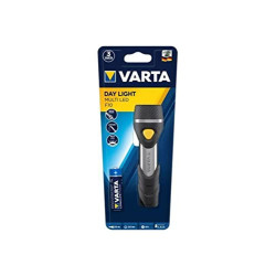 VARTA Taschenlampe mit 5 LEDs inkl. 1x AA Batterien, Day Light Multi LED F10 Leuchte, Taschenleuchte mit Anhänger, Lampe idea