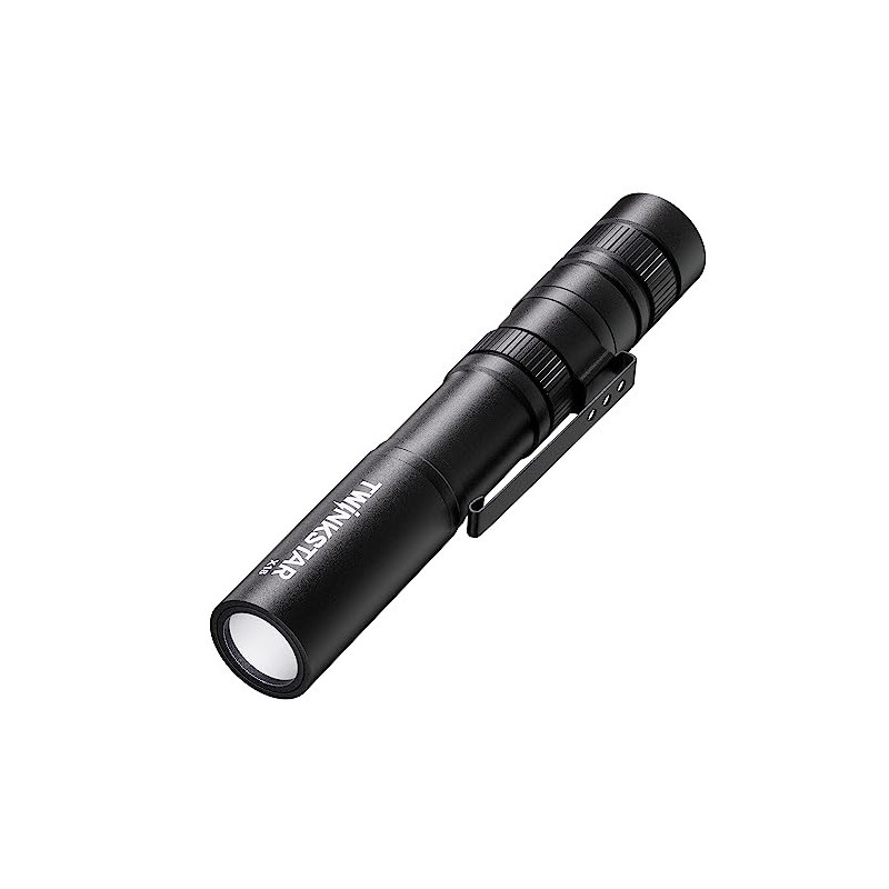 twinkstar Mini LED Taschenlampe, Extrem Hell Taschenlampe Batteriebetrieben, Tragbarer EDC Taschenlampe Mit Clip, 5 Lichtmodi