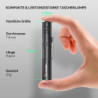 twinkstar Mini LED Taschenlampe, Extrem Hell Taschenlampe Batteriebetrieben, Tragbarer EDC Taschenlampe Mit Clip, 5 Lichtmodi