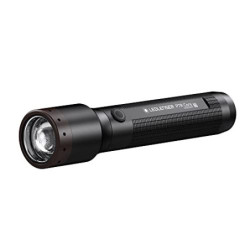 Ledlenser, P7R Core, LED Taschenlampe, 1400 Lumen, mit Akku, wiederaufladbar, wasserfest, fokussierbar, Leuchtweite 300 Meter