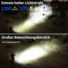 WUBEN C3 Taschenlampe LED Aufladbar, 1200 Lumen Extrem Hell Taktische Taschenlampen, EDC Taschenlampe klein mit 6 Modi, IP68 