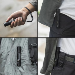 WUBEN C3 Taschenlampe LED Aufladbar, 1200 Lumen Extrem Hell Taktische Taschenlampen, EDC Taschenlampe klein mit 6 Modi, IP68 