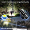 Esgofo Aufladbar Taschenlampe LED Extrem Hell 500000 Lumens Große Reichweite 1000M, Leuchtendes Design Sehr Helle Lang Anhalt