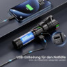 Esgofo Aufladbar Taschenlampe LED Extrem Hell 500000 Lumens Große Reichweite 1000M, Leuchtendes Design Sehr Helle Lang Anhalt