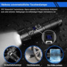 Jayxinli Taschenlampe 500000 Lumen, Extrem Helle Taschenlampe LED Aufladbar, Starke Taschenlampen mit LCD-Leistungsanzeige, 5