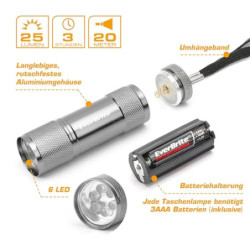EverBrite 18tlg. LED Taschenlampen Set, mini kleine Kinder Taschenlampe mit Lanyard und 54 AAA Batterien, Mitgebsel Gastgesch