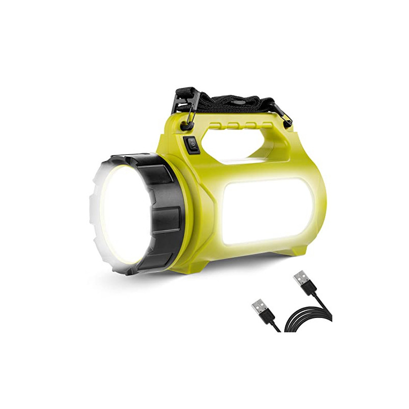 LE LED Handscheinwerfer, Taschenlampe Aufladbar CREE Akku Handlampe & Handstrahler mit Powerbank, 10W 1000 Lumen Campinglampe LE LED Handscheinwerfer, Taschenlampe Aufladbar CREE Akku Handlampe & Handstrahler mit Powerbank, 10W 1000 Lumen Campinglampe