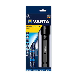 VARTA Taschenlampe LED inkl. 6x AA Batterien, Night Cutter F40 Premium Leuchte, Lampe 1000 Lumen Leuchtstärke, Taschenleuchte