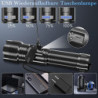 iToncs Taschenlampe LED Aufladbar, Hell Taschenlampe XHP50, Legierung Taktische Taschenlampe, Zoombar Flashlight, IPX67 Wasse