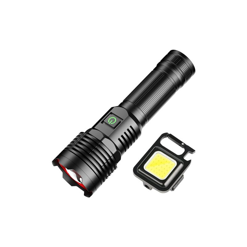 ASORT 【Extremweitschuss 3km led Taschenlampe 30000Lumen, Type-C Aufladbar Taktische Taschenlampen Extrem Hell, 5 Lichtmodi, W ASORT 【Extremweitschuss 3km led Taschenlampe 30000Lumen, Type-C Aufladbar Taktische Taschenlampen Extrem Hell, 5 Lichtmodi, W