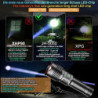 ASORT 【Extremweitschuss 3km led Taschenlampe 30000Lumen, Type-C Aufladbar Taktische Taschenlampen Extrem Hell, 5 Lichtmodi, W