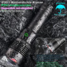 ASORT 【Extremweitschuss 3km led Taschenlampe 30000Lumen, Type-C Aufladbar Taktische Taschenlampen Extrem Hell, 5 Lichtmodi, W