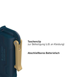 Ledlenser KIDBEAM4 Taschenlampe grün | energiesparende Batterie Led | 4 Farbmodi und Blinkfunktion | Kindertaschenlampe für J