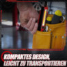 Linkax LED Arbeitsleuchte Werkstattlampe, Taschenlampe LED Aufladbar, Geschenke für Männer ihn, Notlicht COB Handlampe mit Ma