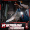 Linkax LED Arbeitsleuchte Werkstattlampe, Taschenlampe LED Aufladbar, Geschenke für Männer ihn, Notlicht COB Handlampe mit Ma