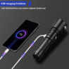 JAY-PARK Taschenlampe 500000 Lumen Aufladbar, LED Taschenlampe Extrem Hell 5 Lichtmodi mit Zoombar, USB Taktische Taschenlamp