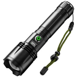 ASORT Taschenlampe LED Aufladbare 1000000 Lumen, große Batterie Mit 7200mAh AKKU, LED Taschenlampe Extrem Hell 9 Lichtmodi, s