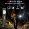 klarus E5 USB C Wiederaufladbare Klein Taschenlampe,COB-Arbeitsleuchte, 470 Lumen, flache Mini Taschenlampe mit Magnetfuß und