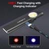 klarus E5 USB C Wiederaufladbare Klein Taschenlampe,COB-Arbeitsleuchte, 470 Lumen, flache Mini Taschenlampe mit Magnetfuß und