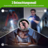 GEARLITE Taschenlampe Led Aufladbar, Superhelle Zoombare 2200 Lumen Mini Torch mit 3 Lichtmodi & Langer Betriebsdauer, IP65 W