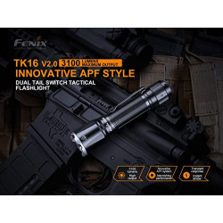 FENIX TK16 V2.0 LED-Taschenlampe, ultrahelle taktische Taschenlampe, 3100 Lumen, 300 Meter Reichweite, IP68 Schutz, Strobosko