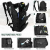 VINBAGGE Wanderrucksack Rucksack Militär Herren Damen Wasserdicht Taktischer Rucksäcke 30L Schwarz Backpack Trekkingrucksack 