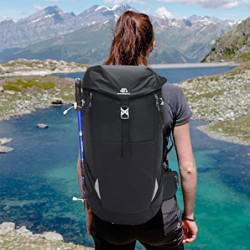 50L Wanderrucksack Herren Damen Rucksack Wasserdicht Trekkingrucksäcke Multifunktionale Outdoorrucksack Reflexstreifen Leicht