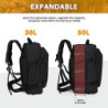 HUNTVP Taktischer Rucksack 50L Rucksack Erweiterbar MOLLE Wanderrucksack 50L Trekkingrucksack Herren Militär Rucksack Wasserd