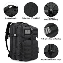 G4Free 40L Tactical Backpack Army Military Rucksack Wasserfester Molle Rucksack für Outdoor-Wanderungen Camping Trekking Jagd