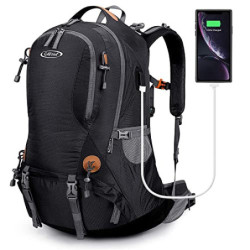 G4Free 50L Wanderrucksack Wasserdichter mit Regenhülle für Herren Damen Trekkingrucksack Outdoor Camping Kletterrucksack Reis