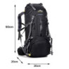 MYMM 50L Trekkingrucksacke, Outdoor Wanderrucksäcke, ideal für Sport im Freien, Wandern, Trekking, Camping Reisen, Bergsteige