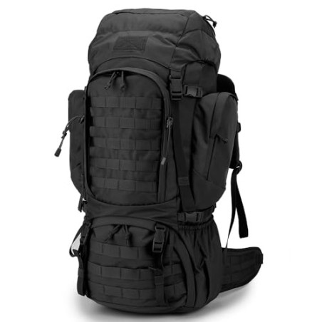 Mardingtop 60 Liter Taktischer Rucksack mit Regenhülle Großer Trekkingrucksäcke Erweiterbar Outdoor Rucksack Wanderrucksäcke 