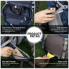 MOUNTAINTOP 40L Wanderrucksack Herren Damen Trekkingrucksack mit Regenhülle Multifunktionale Camping Klettern Reisen Outdoor 