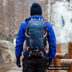 MOUNTAINTOP 40L Wanderrucksack Herren Damen Trekkingrucksack mit Regenhülle Multifunktionale Camping Klettern Reisen Outdoor 