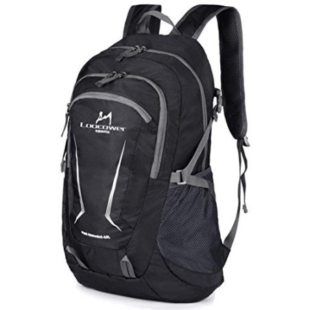 Loocower 45L Leichte Packable Reiserucksack Wanderrucksack, Multifunktionale Tagesrucksack, Faltbare Camping Trekking Rucksäc