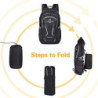 Loocower 45L Leichte Packable Reiserucksack Wanderrucksack, Multifunktionale Tagesrucksack, Faltbare Camping Trekking Rucksäc