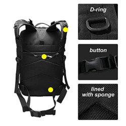 HYCOPROT 40L Militär Taktischer Rucksack Large Army 3 Day Assault Molle Tagesrucksack für Outdoor Angeln Jagd Camping Wandern