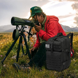 HYCOPROT 40L Militär Taktischer Rucksack Large Army 3 Day Assault Molle Tagesrucksack für Outdoor Angeln Jagd Camping Wandern