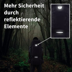 Adventure 4 Life® Trekkingrucksack: ultraleichter Frontlader - 60l Wanderrucksack - viel Stauraum für Backpacker - Damen+Herr