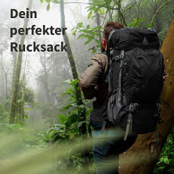 Adventure 4 Life® Trekkingrucksack: ultraleichter Frontlader - 60l Wanderrucksack - viel Stauraum für Backpacker - Damen+Herr