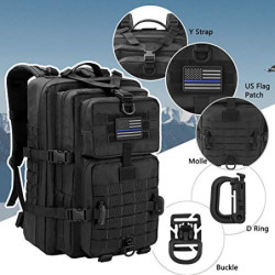 Hannibal Tactical 40L Militär Taktischer Rucksack US Cooper Rucksack Armee Assault Pack 3 Tage Bug Out Go Bag Trekking Wander