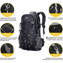 Wanderrucksack 40L Rucksack Herren Trekkingrucksack Outdoor Sportrucksack Damen Rucksack für Camping Reisen