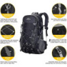 Wanderrucksack 40L Rucksack Herren Trekkingrucksack Outdoor Sportrucksack Damen Rucksack für Camping Reisen