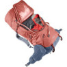 deuter Aircontact X 60+15 SL  Größe S  Damen Trekkingrucksack, Redwood-ink