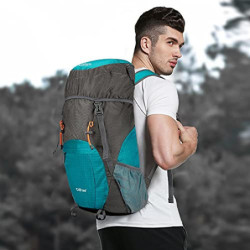 G4Free 40L Rucksack Faltbarer Wanderrucksack Ultraleichter Reißfester Wasserfester Reise Camping Trekking Tagesrucksack für M